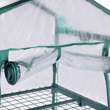 Load image into Gallery viewer, Palm Springs 3 -Tier Mini Greenhouse with Cover and Roll-up Zipper Door