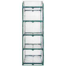 Load image into Gallery viewer, Palm Springs 4 -Tier Mini Greenhouse with Cover and Roll-up Zipper Door
