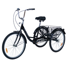 Load image into Gallery viewer, Royal London Adult Bromley Tricycle 3 Wheeled Trike Bicycle w/ Basket