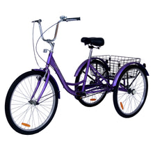 Load image into Gallery viewer, Royal London Adult Bromley Tricycle 3 Wheeled Trike Bicycle w/ Basket