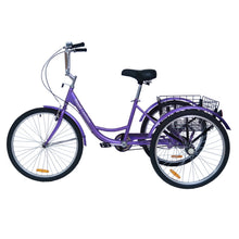 Load image into Gallery viewer, Royal London Adult Bromley Tricycle 3 Wheeled Trike Bicycle w/ Basket