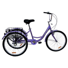 Load image into Gallery viewer, Royal London Adult Bromley Tricycle 3 Wheeled Trike Bicycle w/ Basket