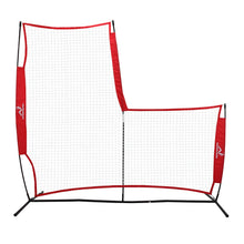 Load image into Gallery viewer, Woodworm Portable Pop-Up V2 Baseball Pitching L-Screen Net and Frame