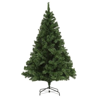 OPEN BOX Homegear Luxury 1000 Tip 6 Foot Artificial Christmas Tree with Metal Stand