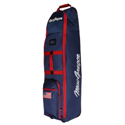 MacGregor Golf VIP Deluxe Wheeled Golf Travel Cover / Flight Bag, USA Flag