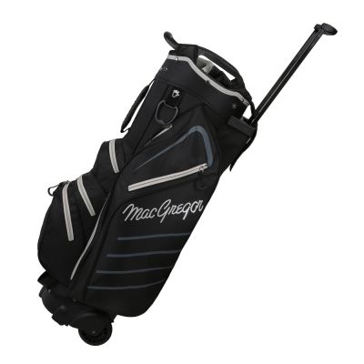 OPEN BOX MacGregor Golf VIP Cart Bag with Built In Wheels/Handle, 14 Way Divider