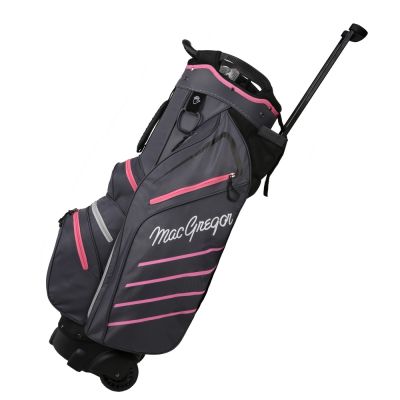 OPEN BOX MacGregor Golf VIP Ladies Cart Bag with Built In Wheels / Handle, 14 Way Divider