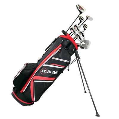 Ram Golf Accubar Plus Men Right Graphite/Steel Golf Clubs Set Reg Flex, 1 Inch Longer