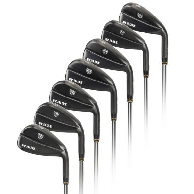 Ram Golf FX77 Stainless Steel Players Distance Black Iron Set