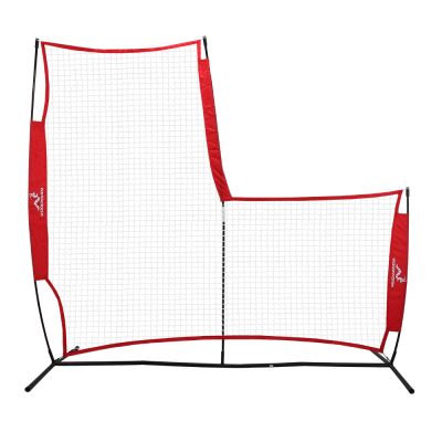 Woodworm Portable Baseball Screen V2 - Pop-Up Pitching Protecting L-Screen Net and Frame