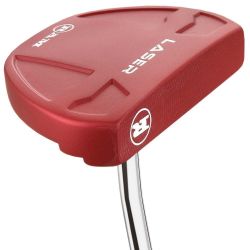 Ram Golf Laser Red Milled Face Mallet Putter - Headcover Included